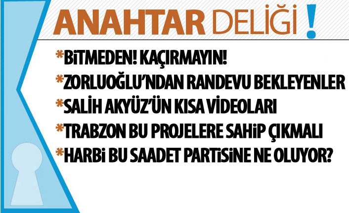 Anahtar Deliği 25.01.2019