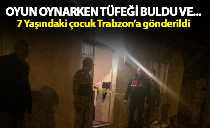 7 yaşındaki çocuk oynadığı tüfekle yaralandı