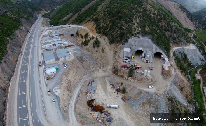 Zigana Tüneli'nin inşaatı yarılandı