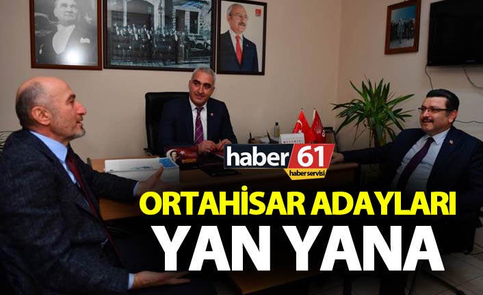 Ortahisar'da iki rakip yan yana