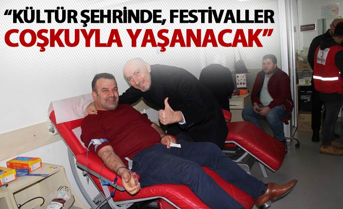 Salih Akyüz: "Kültür şehrinde, festivaller coşkuyla yaşanacak"