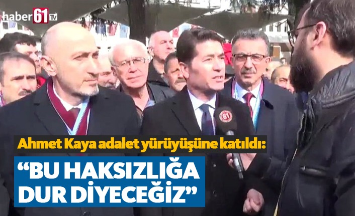 Ahmet Kaya: “Bu haksızlığa dur diyeceğiz”