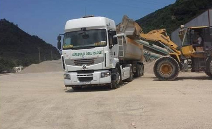 Giresun'da 230 km betonlama yapıldı