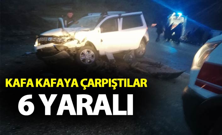 Giresun'da trafik kazası: 6 yaralı