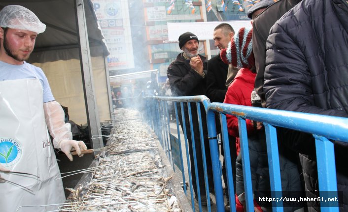 Ümraniye’de 6 ton hamsi dağıtıldı