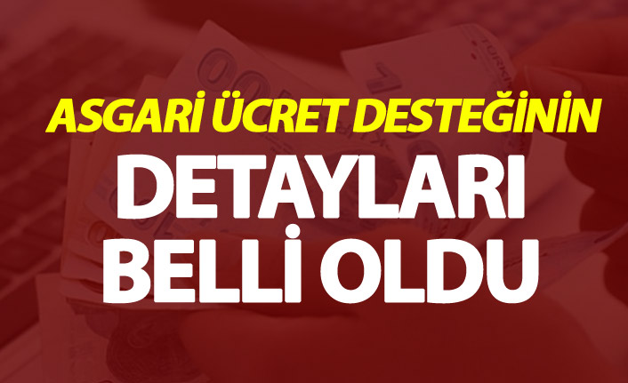 Asgari Ücret desteğinin detayları belli oldu