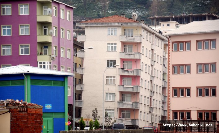 Rize'deki binaların durumu korkutuyor!