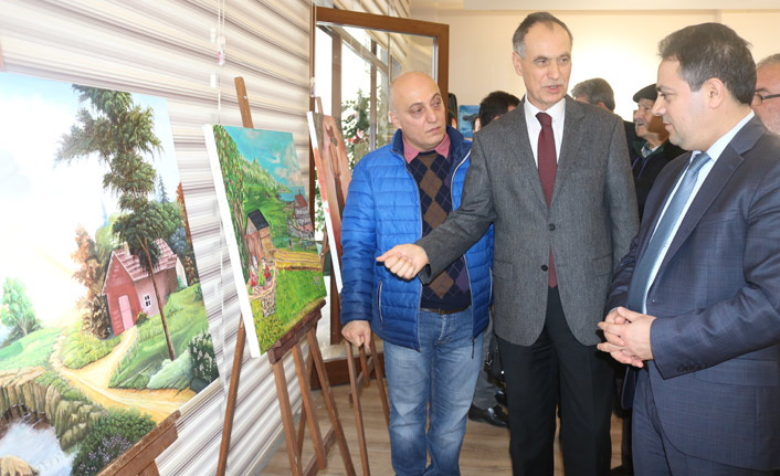 ‘Akçaabat’ın renkleri’ resim sergisi açıldı