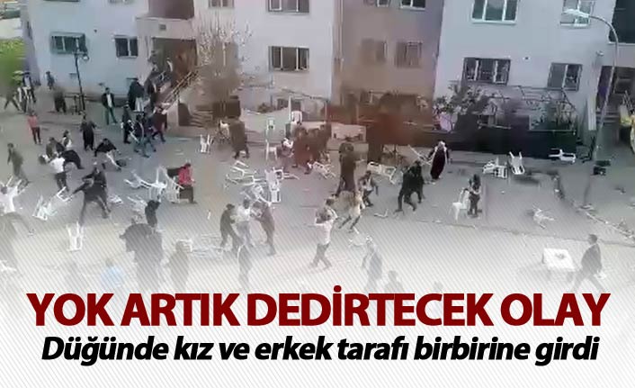 Yok artık dedirtecek olay - Düğünde kavga...