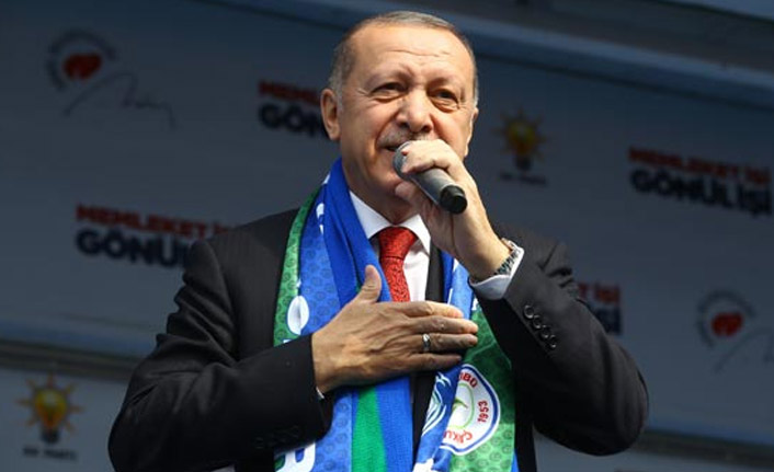 Erdoğan Rize'de konuştu