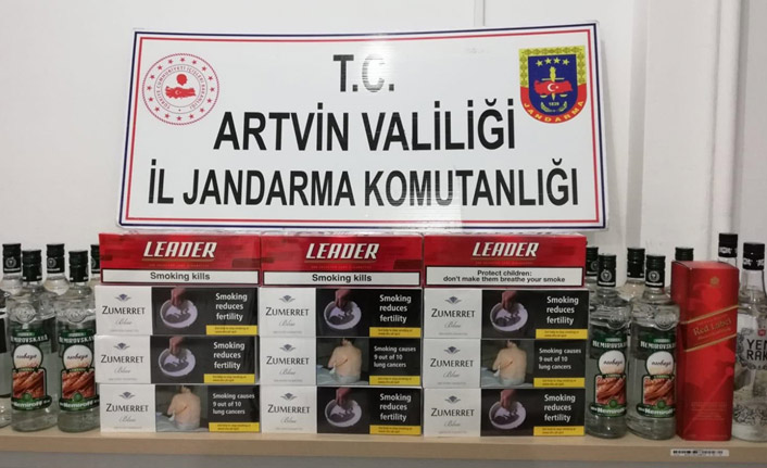 Artvin'de kaçakçılara darbe