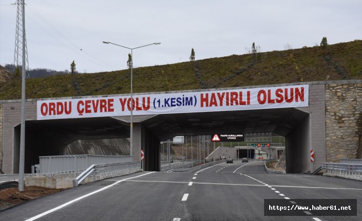 Çevre yolunun 1. etabı açıldı