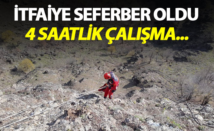 İtfaiye seferber oldu - 4 saatlik çalışma...