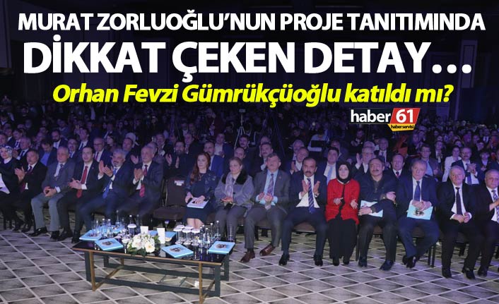 Murat Zorluoğlu’nun proje tanıtımında dikkat çeken detay…