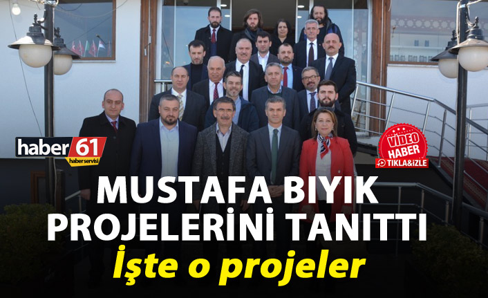 Mustafa Bıyık projelerini tanıttı - İşte o projeler