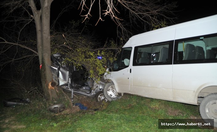 Samsun’un Bafra ilçesinde zincirleme kaza. 3 yaralı.11 Mart 2019