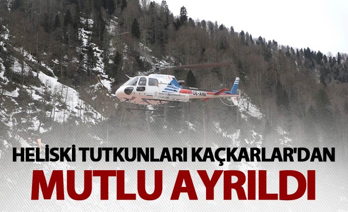 Heliski tutkunları Kaçkarlar'dan mutlu ayrıldı