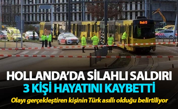 Hollanda'da silahlı saldırı - 3 ölü