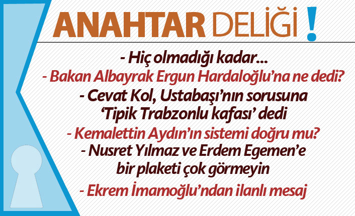 Anahtar Deliği - 20.03.2019