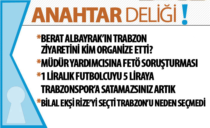 Anahtar Deliği 21.03.2019