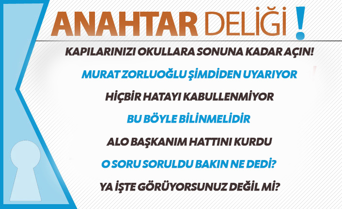 Anahtar Deliği 24.03.2019