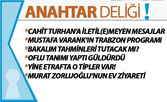 Anahtar Deliği 25.03.2019