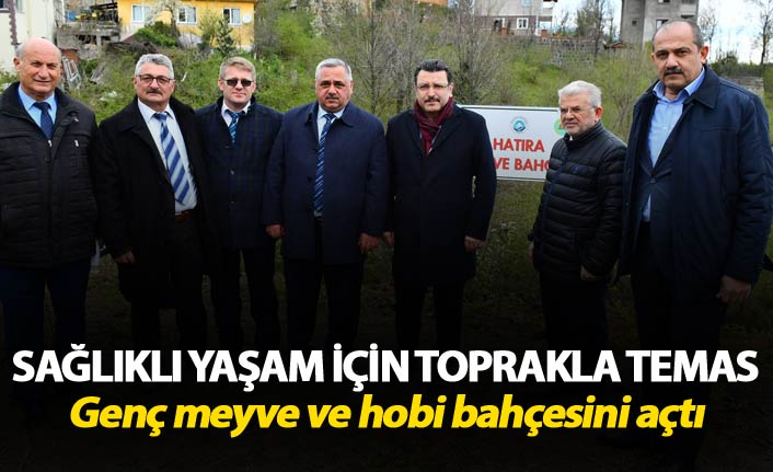 Başkan Genç, meyve ve hobi bahçesini açtı