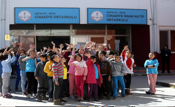 "Bu teneffüs" çocukların hayallerini değiştirdi