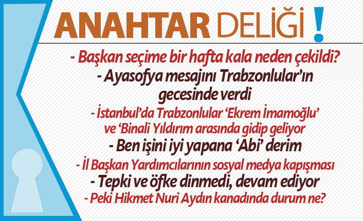 Anahtar Deliği - 27.03.2019