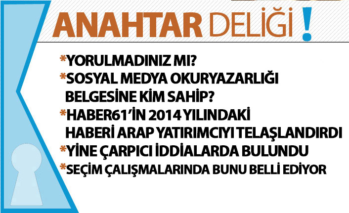 Anahtar Deliği 28.03.2019