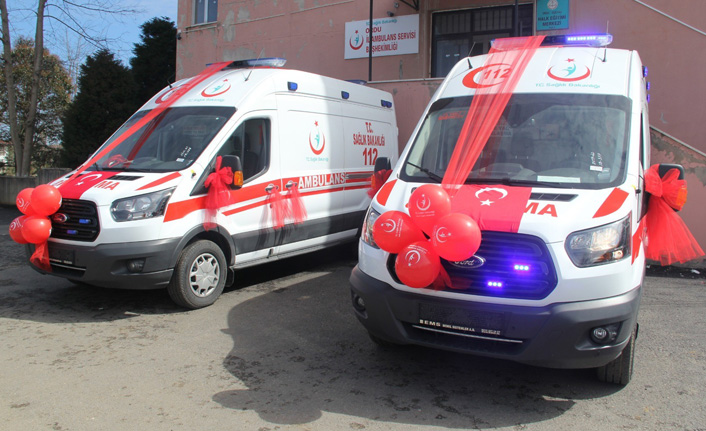 Ordu’ya 2 yeni ambulans daha