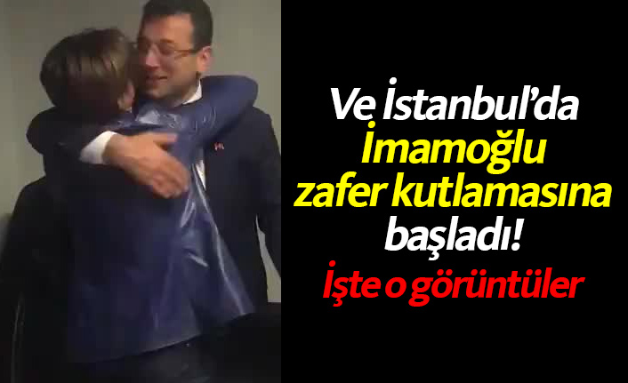 Ekrem İmamoğlu'ndan zafer kutlaması!