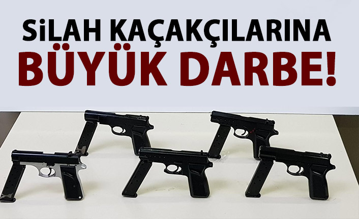 Rize'de silah kaçakçılarına ağır darbe