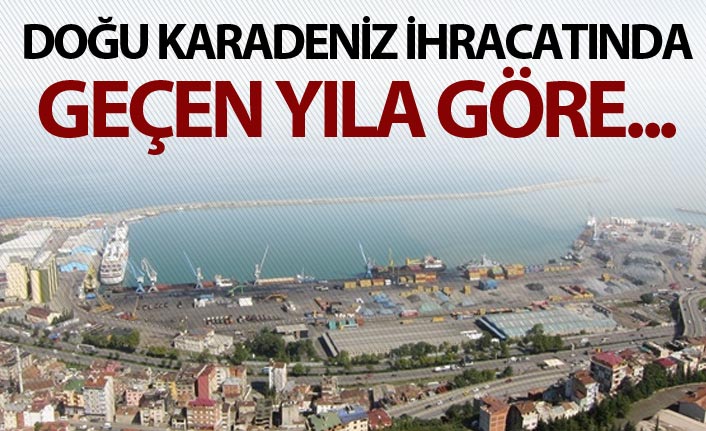 Doğu Karadeniz Bölgesinin ihracatı artıyor