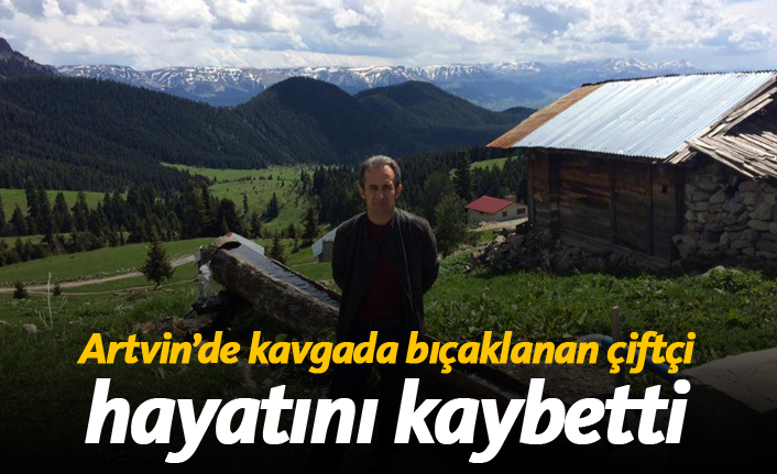 Artvin'de sokaktaki kavgada bıçaklanan çiftçi, öldü