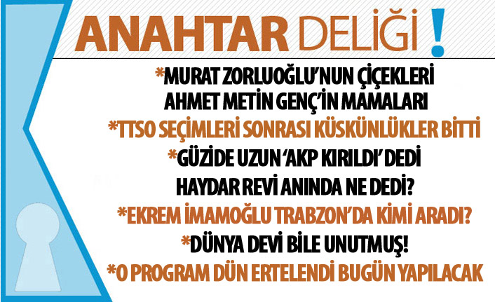 Anahtar Deliği 11.04.2019