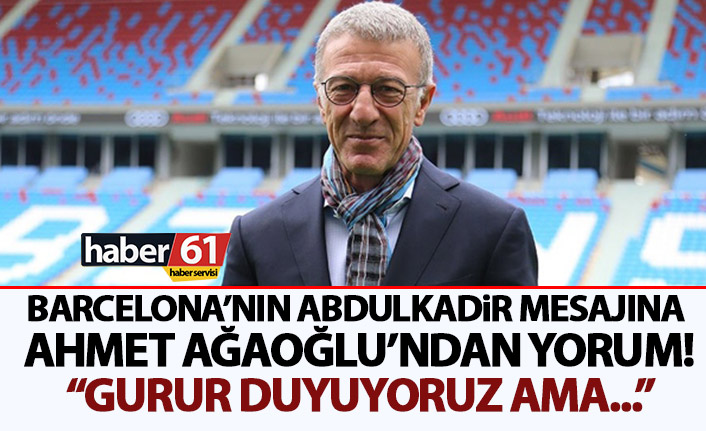 Ağaoğlu: "İntikam kelimesi Trabzonspor'a yakışmaz"