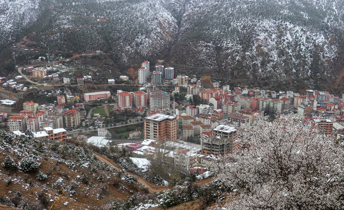 Gümüşhane beyaza büründü