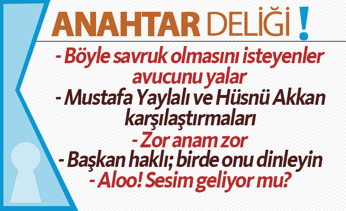 Anahtar Deliği - 24.04.2019