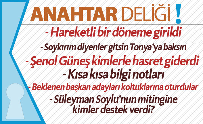 Anahtar Deliği - 25.04.2019