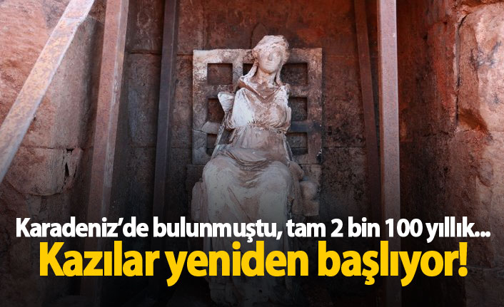 Kibele heykeli bulunan bölgede kazılar yeniden başlıyor