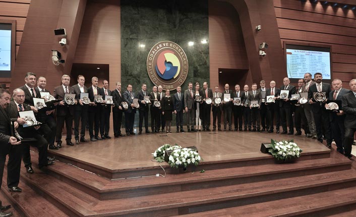 TTB Meclis Başkanı Aslantürk'e şeref plaketi