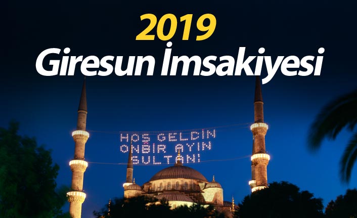 Giresun İmsakiyesi 2019- Giresun iftar saati