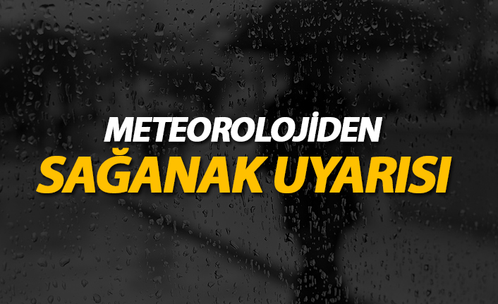 Meteorolojiden sağanak uyarısı - 03 Mayıs 2019