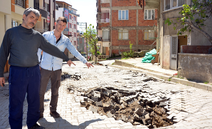 Ordu'da su şebekesi patladı