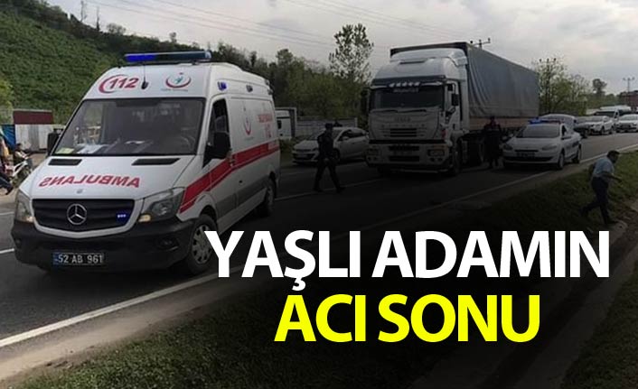 Yaşlı adamın acı sonu