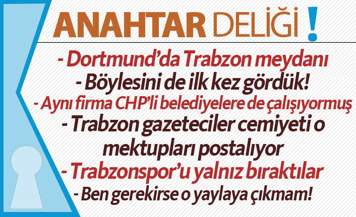 Anahtar Deliği 10.05.2019