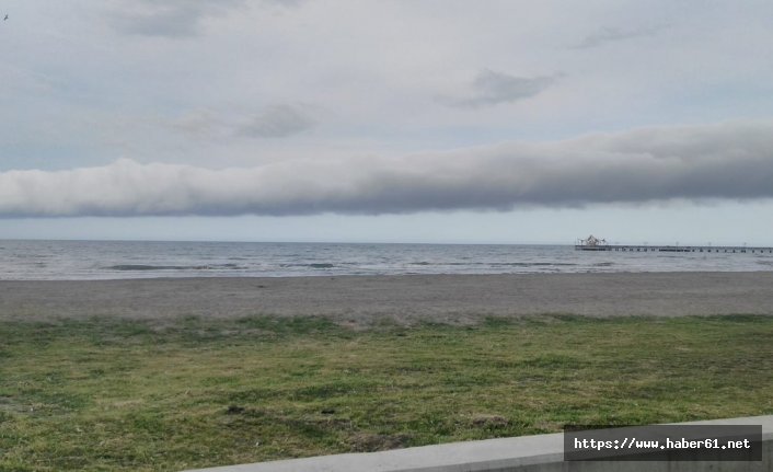 Samsun’da rulo bulutu