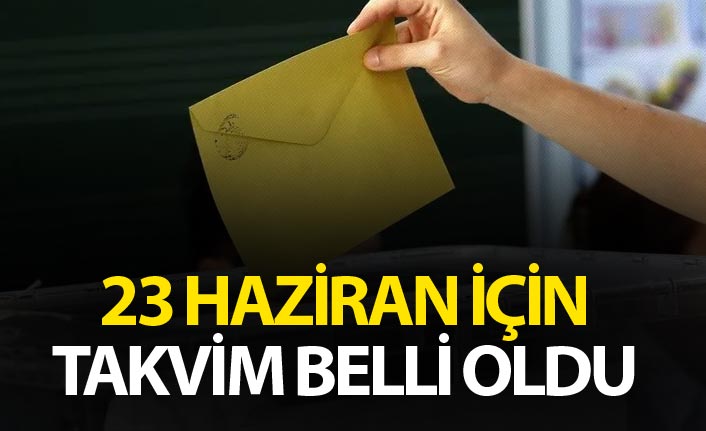 İstanbul'da seçim takvimi hazır