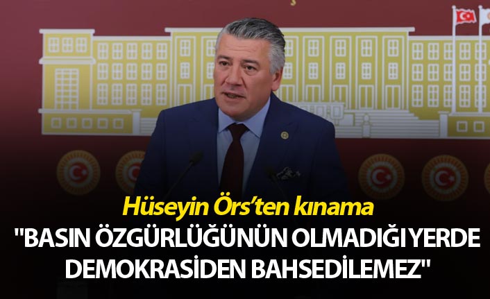 Örs gazeteci Demirağa yapılan saldırıyı kınadı